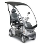 Silver Afiscooter C4 Mobility Scooter with Canopy