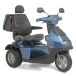 Blue Afiscooter S3 Mobility Scooter with Golf Tire
