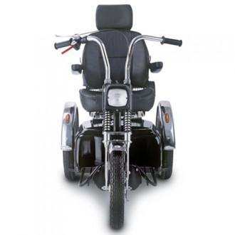 Front View of Afiscooter SE Motorcycle-Style Recreational Mobility Scooter