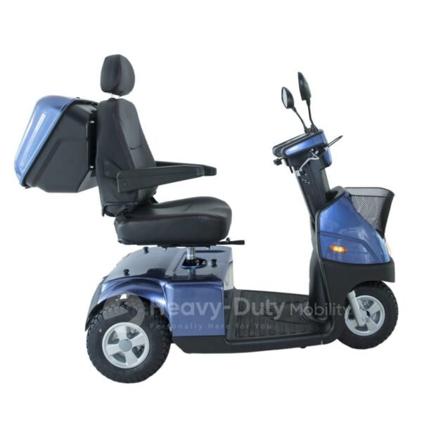 Side View Blue Afiscooter C3 Mobility Scooter