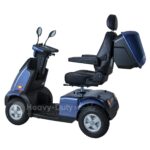 Side View Blue Afiscooter C4 Mobility Scooter