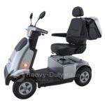 Side View Silver Afiscooter C4 Mobility Scooter