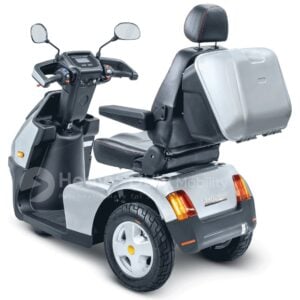 Back View Silver Afiscooter S3 Mobility Scooter