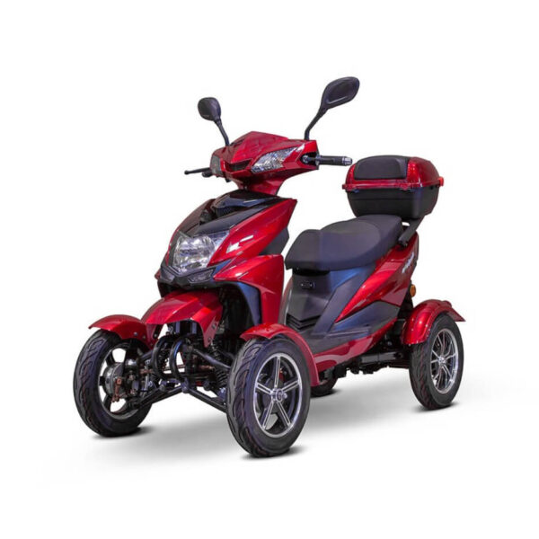 Red EW-14 Mobility Scooter