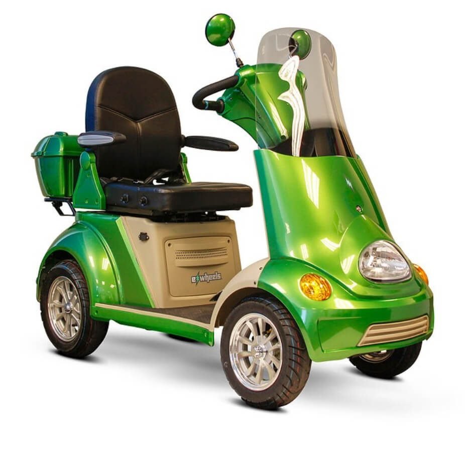 Front View Green EWheels EW-52 Recreational Scooter