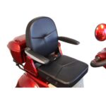 Seat of Red EWheels EW-52 Recreational Scooter