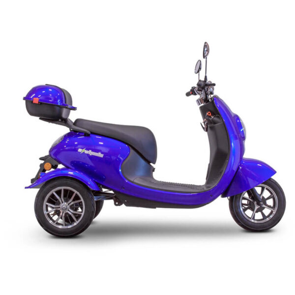 Side View Blue EW-Bugeye Mobility Scooter