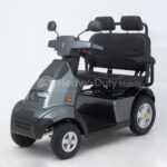 Side View Gray Afiscooter Dual Seat S4 Mobility Scooter