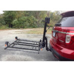Side View Wheelchair Carrier XL4 Heavy-Duty Vehicle Lift for Mobility Scooters