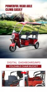 pushpak 5000 3 passenger mobility scooter