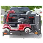 Live Image Side View of Versahaul Vehicle Extra Large Manual Carrier for Mobility Scooters