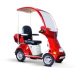 Red EWheels EW-54 Canopy Recreational Mobility Scooter
