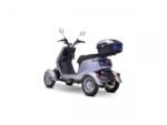 Rear View of Silver EWheels EW-75 Stylish Recreational Mobility Scooter