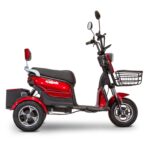 Side View of Red EWheels EW-12 Modern Recreational Mobility Scooter