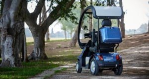 AfiScooter S4 in Blue With Canopy