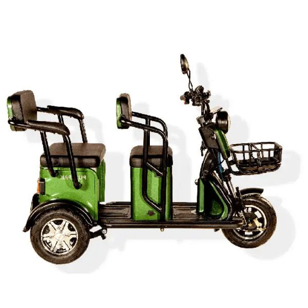 Pushpak 3500 Compact Heavy-Duty 2-Passenger Recreational Mobility Scooter 
