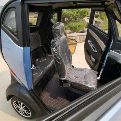Pushpak 8000 interior side view. Comfortable front & back seats with ample space.