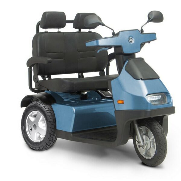 Blue Afiscooter S3 Dual Seat Mobility Scooter