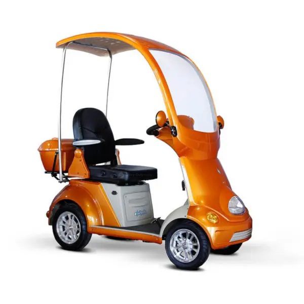 Orange EWheels EW-54 Canopy Recreational Mobility Scooter