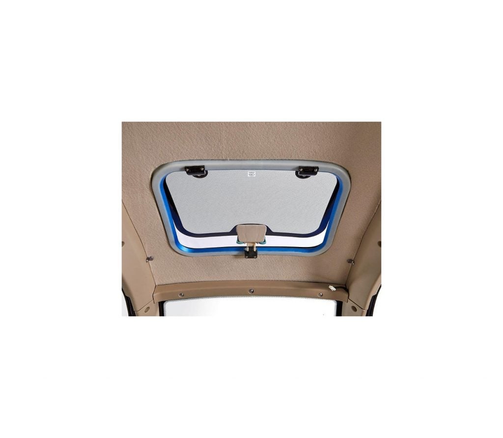 Back Window View of Q Runner Fully Enclosed Cabin Mobility Scooter