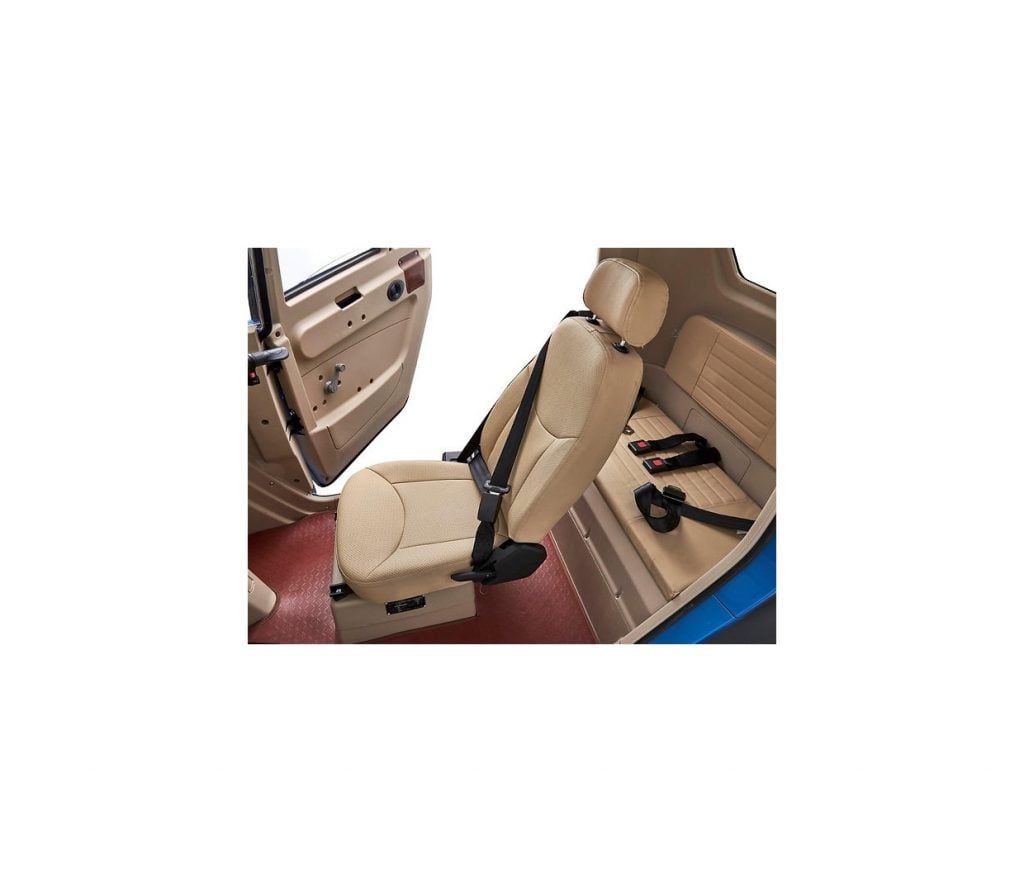 Seat View of Q Runner Fully Enclosed Cabin Mobility Scooter