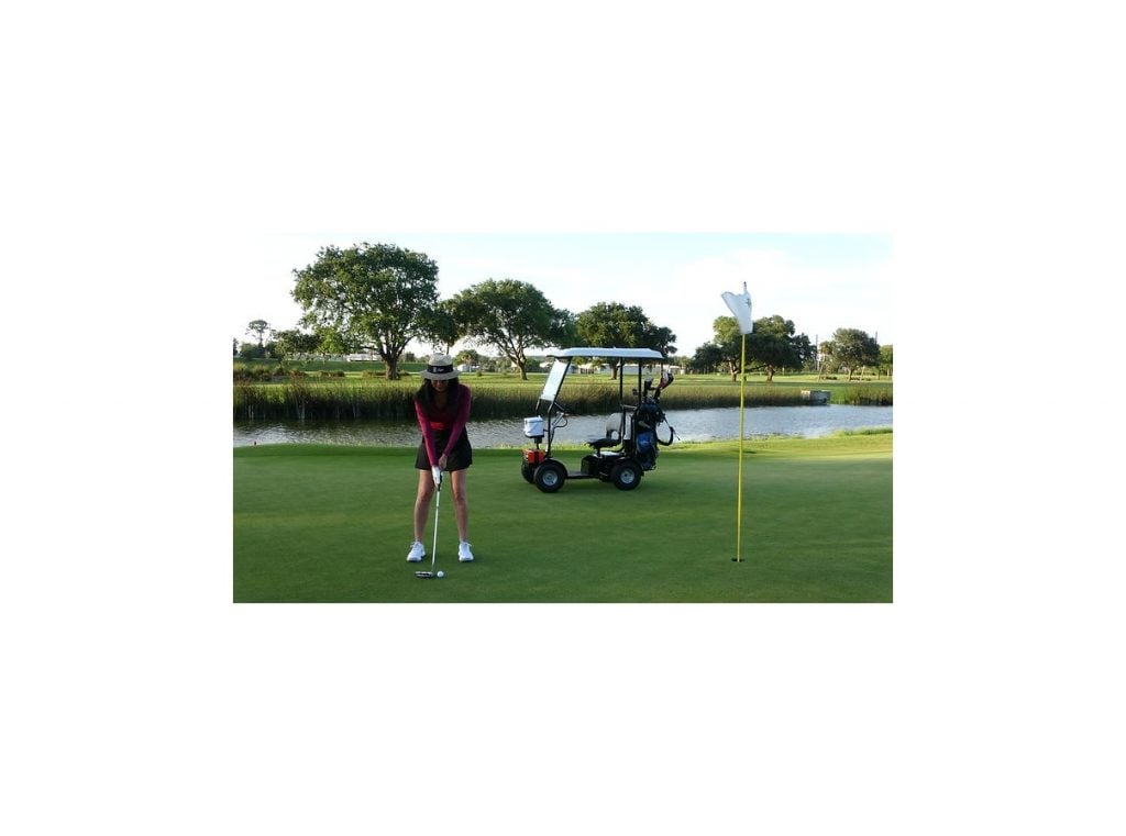 Live Style Image of Ninja ADA Canopy Version 2-in-1 Mobility Scooter & Golf Cart