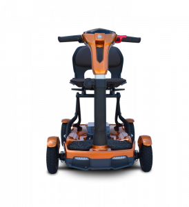Front View of EV-Rider Teqno Heavy Duty Auto Folding Travel Mobility Scooter