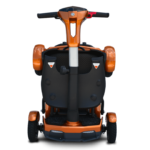 Folded View of EV-Rider Teqno Heavy Duty Auto Folding Travel Mobility Scooter