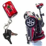 Overview of EV-Rider Transport AF + Auto Folding Lightweight Travel Mobility Scooter