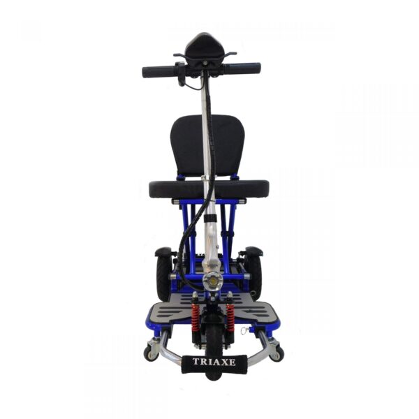 Front View of Enhance Mobility Triaxe Cruze Folding Mobility Scooter