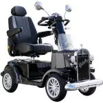 Balack Color of Gatsby Vintage Automobile-Style Luxury Mobility Scooter