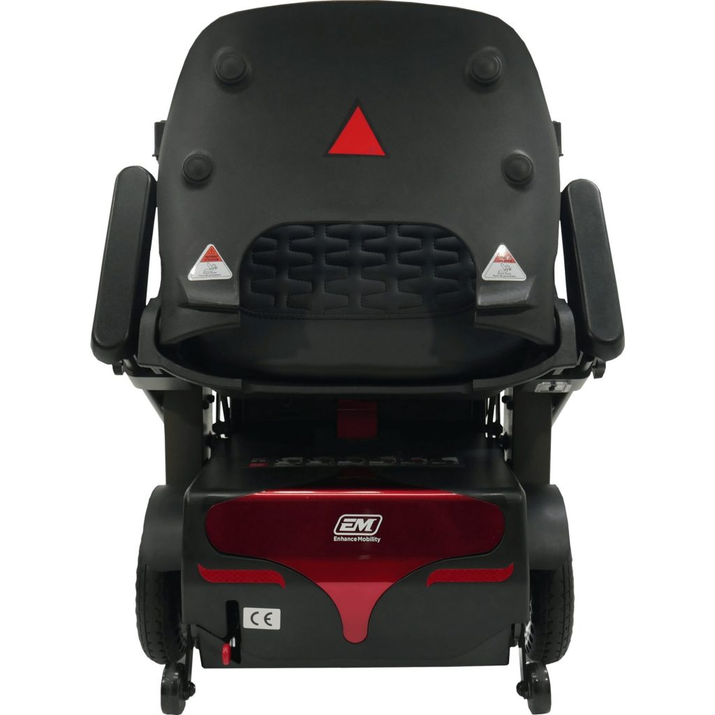 Back View of Enhance Mobility Mojo Heavy Duty Auto-Folding Mobility Scooter