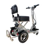 Back View of Enhance Mobility Triaxe Sport Heavy Duty Folding Travel Mobility Scooter