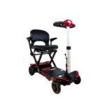Red Color of Enhance Mobility Transformer Auto-Folding Travel Mobility Scooter
