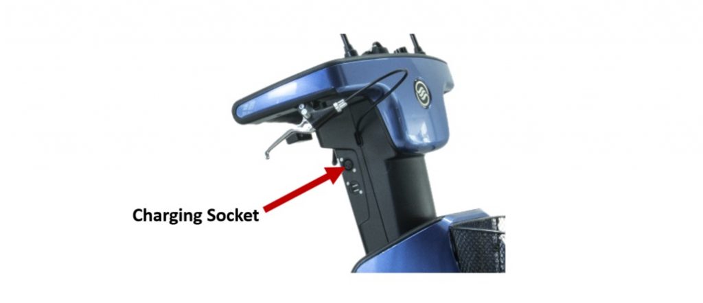 Afiscooter C charging socket