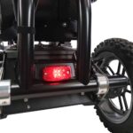 "Close-up of TerrainHopper Overlander 4ZS rear light, designed for high visibility and safety during off-road adventures.
