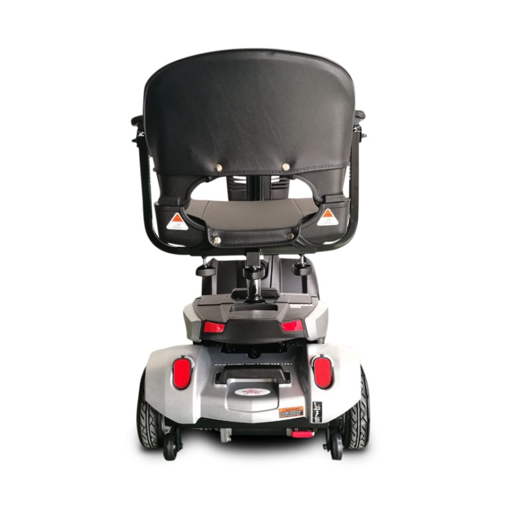 EV Rider CityCruzer Silver Back View
