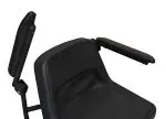 Optional Arm Rest Weldment Mounted Directly to Cart Frame for added Strength