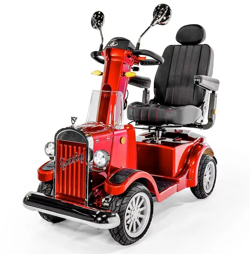 Gatsby mobility scooter in red