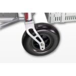 Close-up of the EWheels EW-M45 front casters