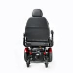 Back view of the Merits Vision Super wheelchair, showcasing its sturdy construction, ergonomic design, and well-aligned wheels for stable and comfortable mobility