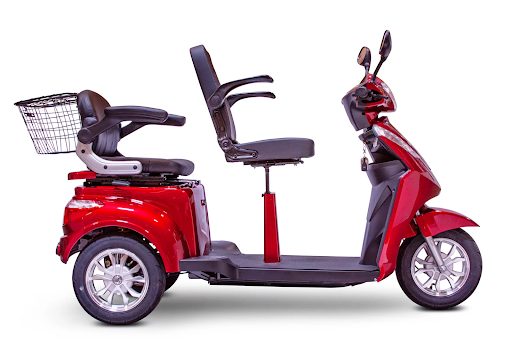 EWheels EW-66 Dual-Seat Mobility Scooter 3-Wheel