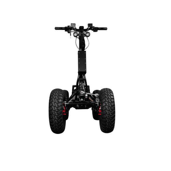 EZ-Raider HD2 heavy-duty foldable off-road mobility scooter, back view