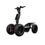 EZ-Raider HD2 off-road heavy-duty foldable mobility scooter, front side view.