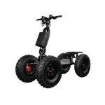 EZ-Raider HD4 heavy-duty off-road foldable mobility scooter, front side view.