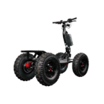 EZ-Raider HD4 heavy-duty foldable off-road mobility scooter, rear side view