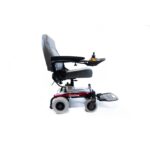 Side View of Red Color Shoprider Smartie Portable PowerChair - UL8W