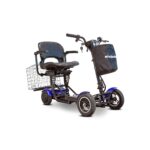 Blue Color of EWheels EW-22 4-Wheel Lightweight Folding Mobility Scooter
