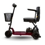 Side View of Shoprider Echo Lightweight 3-Wheel Travel Mobility Scooter - SL73