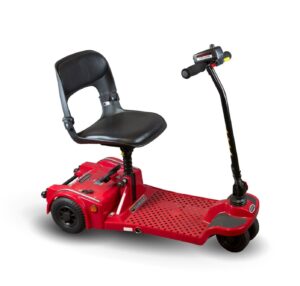Red Color of Shoprider Echo Folding Lightweight Folding Mobility Scooter - FS777